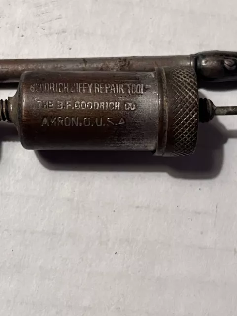 Vintage B. F. Goodrich Jiffy Bicycle Tire Repair tool c. 1900