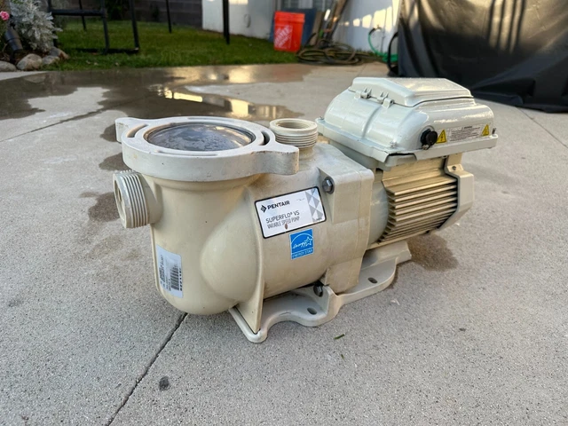 2017 Pentair SuperFlo VS Pump - EC-342001 (Pump works; need a new drive) 2017 Pentair SuperFlo VS Pump - EC-342001 (Pump works; need a new drive)