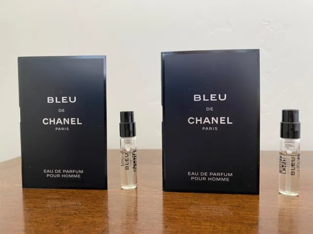 CHANEL BLEU DE Chanel Eau De Parfum Spray Sample For Men 1.5 ml Lot Of 2  NEW $14.99 - PicClick