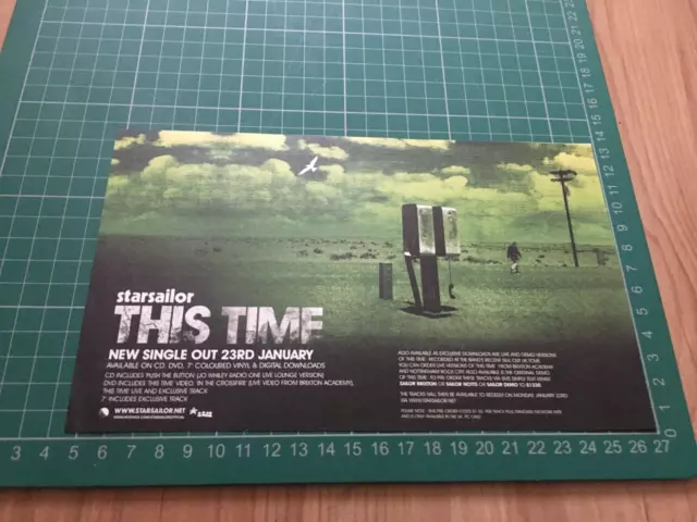 STARSAILOR THIS TIME-original advert