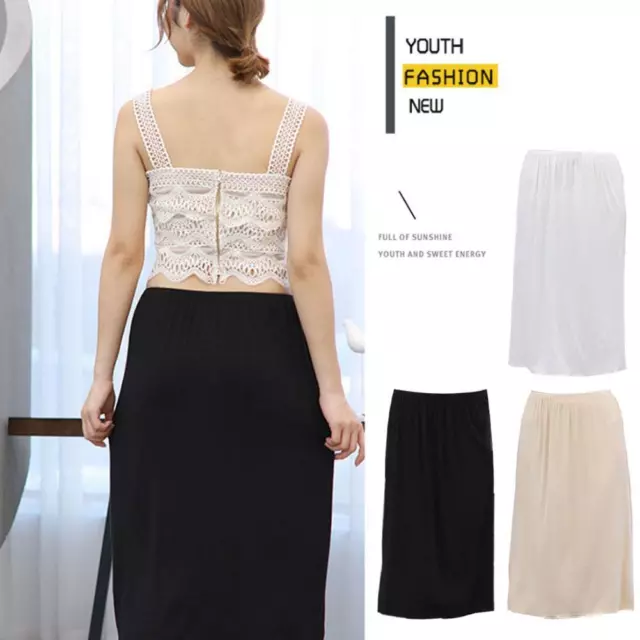 Saree Shapewear Petticoat for Women Skirts Cotton Side Slits Shape