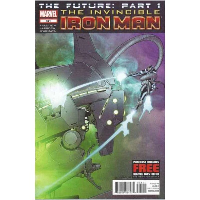 Invincible Iron Man (2011 series) #521 in NM + condition. Marvel comics [a|