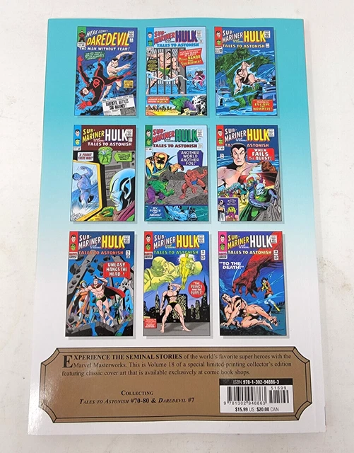 Mighty Marvel Masterworks : Namor, The Sub-Mariner The Quest Begins  Vol 18 Tpb 2