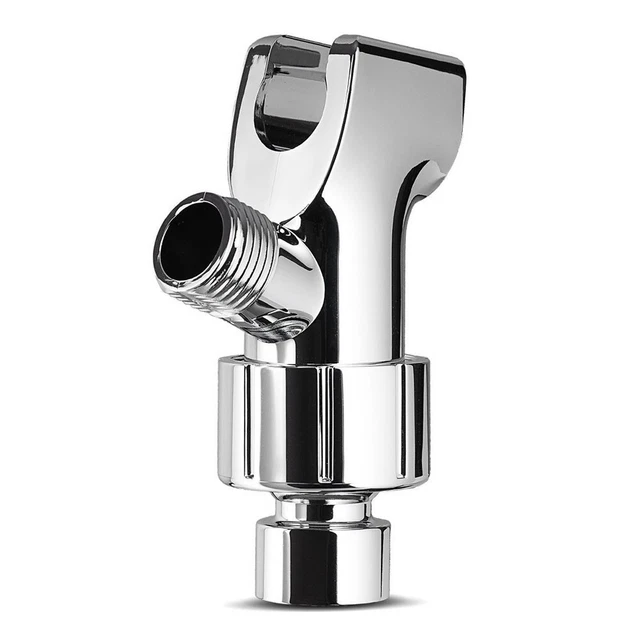 Soporte de ducha para desviador de ducha soporte de ducha baño plateado 1 pieza