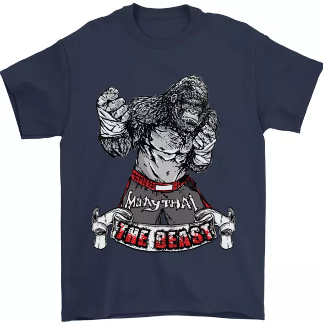 Muay Thai The Beast MMA Mixed Martial Arts Mens T-Shirt 100% Cotton