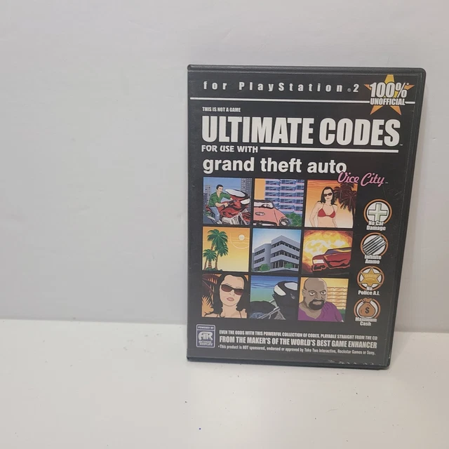 CHEAT ULTIMATE CODES Grand Theft Auto Vice City (Sony PlayStation 2 PS2