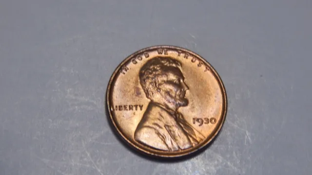 1930 Gem BU Lincoln Cent + Bonus Cent 1938-S Gem BU