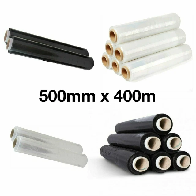 Pallet Wrap Machine Clear Stretch Shrink Wrapping Roll 500mm X 1600m