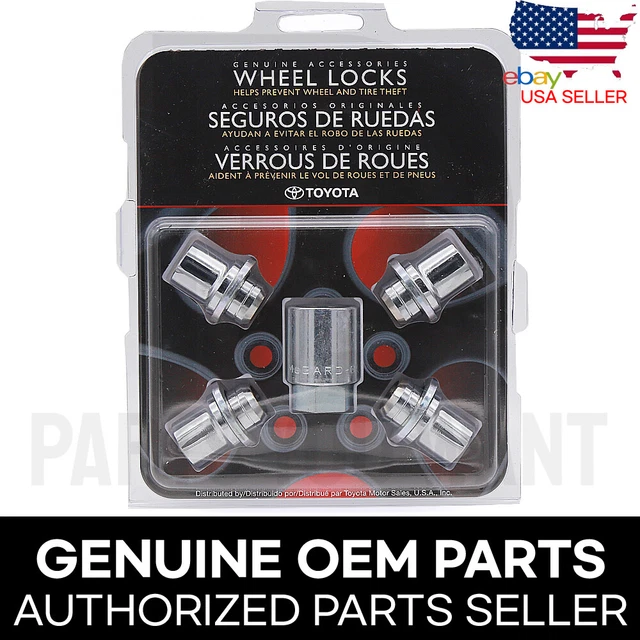 GENUINE TOYOTA LEXUS Scion OEM Alloy Wheel Lock Lug Nut Set 0027600900