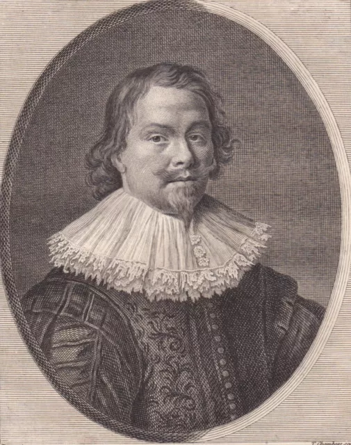 Portrait XVIIIe Cornelis van Poelenburgh Peintre Néerlandais Schildersbent