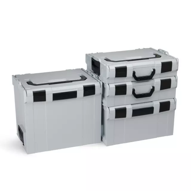 L-Boxx Koffersystem Bosch Sortimo Sortimentskasten Werkzeugkoffer | L Boxx grau