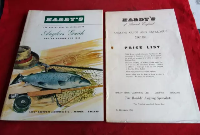 A VINTAGE HARDY Anglers Guide Fishing Catalogue For 1962 + Price List  £28.99 - PicClick UK