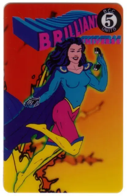 5u Brilliant Universe Debit-Card Woman (Phone Card Phair 03/94) Phone Card