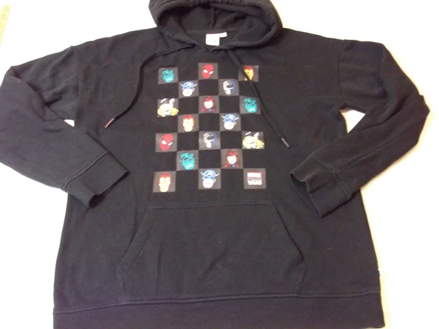 VANS HOODIE LARGE Limited Edition Marvel Black Ladies Unisex