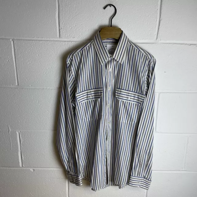 Vintage Pierre Balmain Shirt Mens Large 90S Striped Button Up Long Sleeve  Retro £9.95 - Picclick Uk