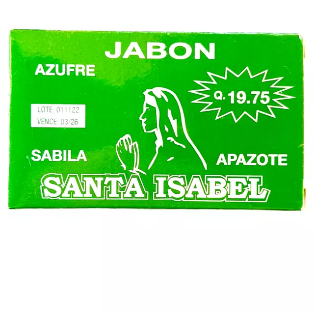 Santa Isabel Jabon de Azufre y Sabila (1 barra)