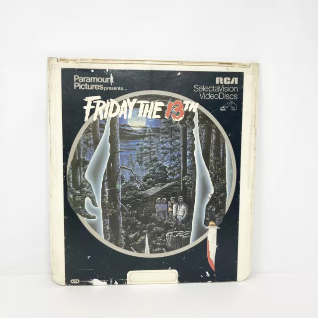 Friday the 13th - CED RCA SelectaVision VideoDisc Vintage HORROR 1981 Untested