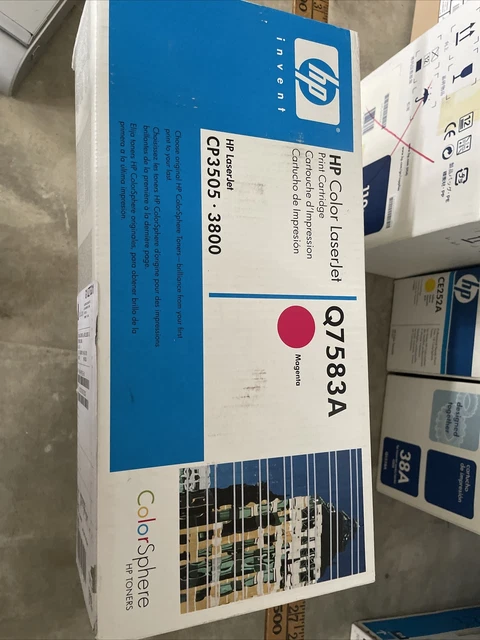 HP Q7583A Magenta Color LaserJet 3800 Genuine Toner Cartridge -NEW In Open Box
