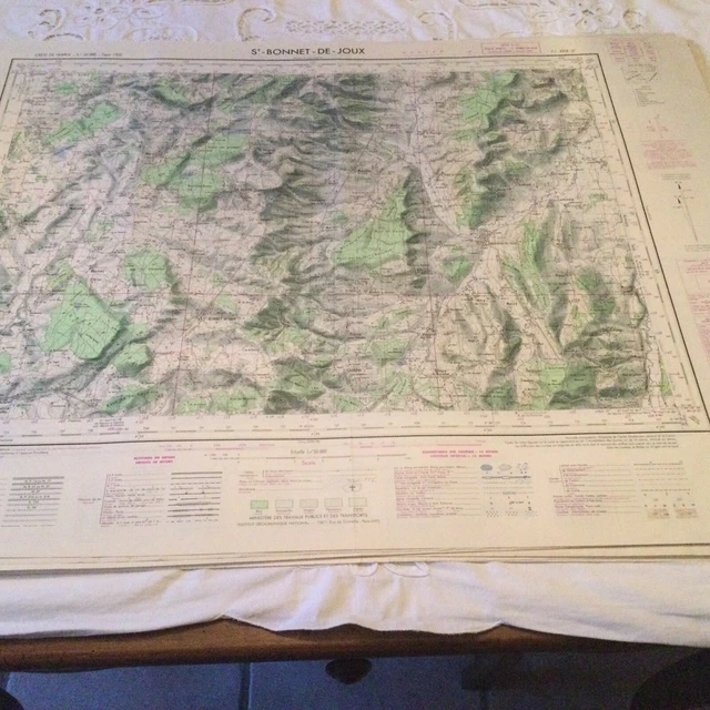 ANCIENNE CARTE GÉOGRAPHIQUE De France Levasseur - Algérie - 1848 - EUR