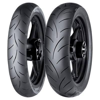 MC COPPIA 100/80 17 52H 130/70 17 62H DOT/ANNO 2022! +OMAGGIO MITAS MC 50 GOMME 