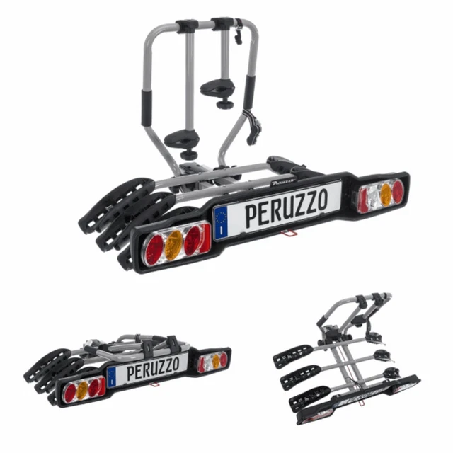 Porte-Vélo Arrière Universel Voiture - 3 Vélos Max - 40 Kg - Homologué - Pliable
