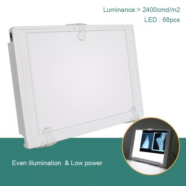Denshine Dental X-Ray Film Illuminator Light Box Viewer A4 Panel Full View 12W