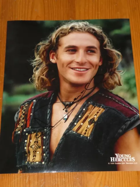 Xena ~Young Hercules~ 2 x Signed DEAN O'GORMAN Autograph 8x10 Photos + Candid