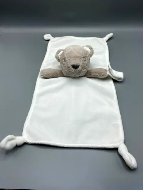 Carters OS Lovey Security Blanket Embroidered Nose And Eyes Knotted Ends