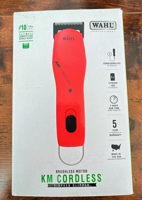 WAHL Professional KM Animal NO Cordless 2-Speed Detachable Blade Dog Pet Read D