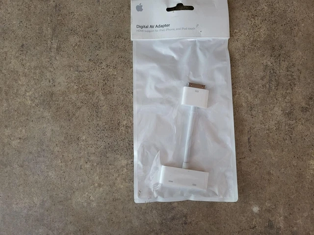 Apple Digital AV Adapter MC953ZM/A HDMI for iPad iPhone iPod Touch A1388 I5-5