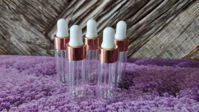 Pipettenflaschen 5ml 5 Stck. Set Tropfflasche mit Pipettenmontur NEU