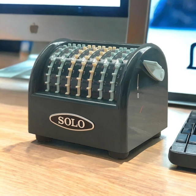 Vintage Solo Mini Calculator Handy Adding Machine Japan 1969