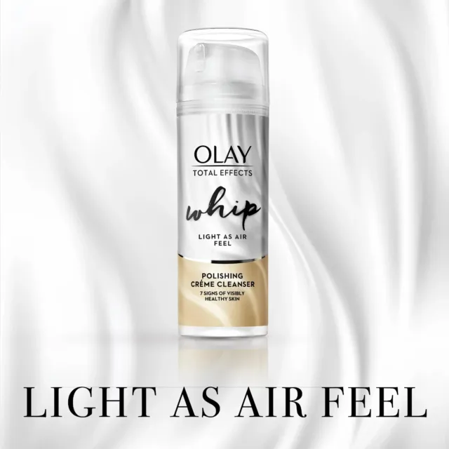 Olay Total Effects Cleansing Whip Polishing Creme Cleanser 5oz / 150ml