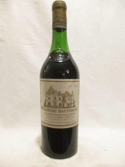 pessac-léognan château haut-brion grand cru classé rouge 1970 - bordeaux