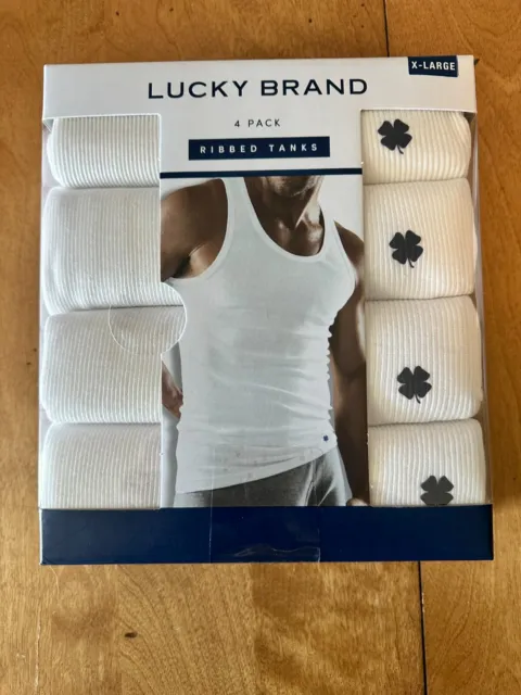 New Lucky Brand Men's Stretch Boxers Briefs 3-Pack Indigo M L Star