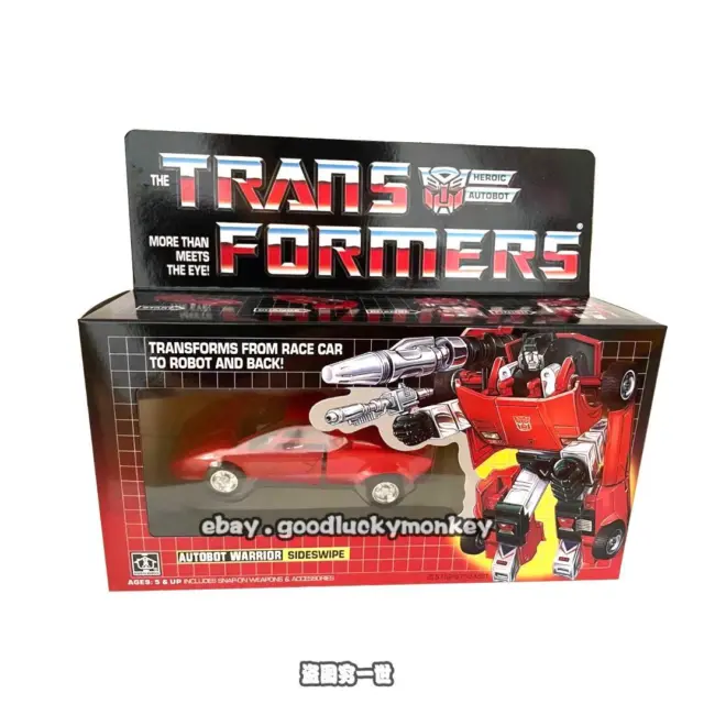 Transformers G1 Sideswipe Reissue 84 Action Figure Robot Toy Gift Collect MISB