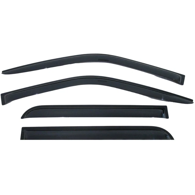 15 thru 20 F-150 OEM Genuine Ford Smoke Side Window Deflector Kit 4-pc CREW CAB