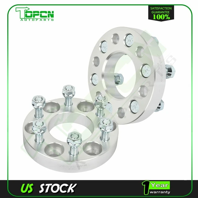 4 SILVER WHEEL spacers silver 6x4.5 1/2" studs 1" (25mm) for Dodge Viper Dakota $62.40 - PicClick