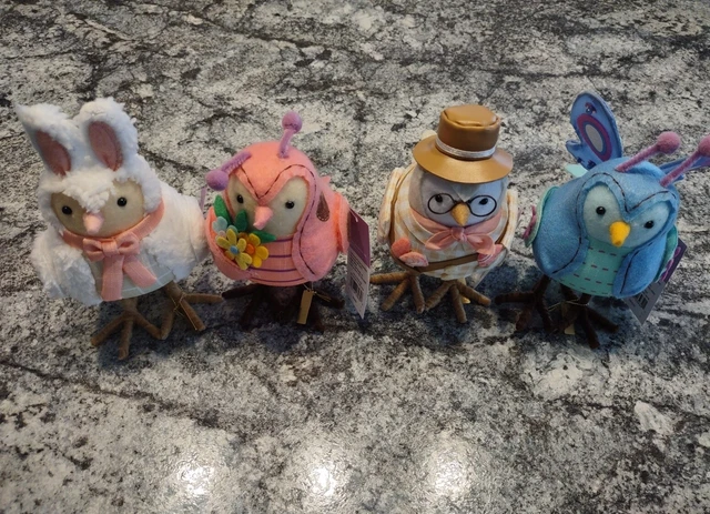 TARGET SPRITZ 2024 Easter Spring Featherly Friends Fabric Birds Set of