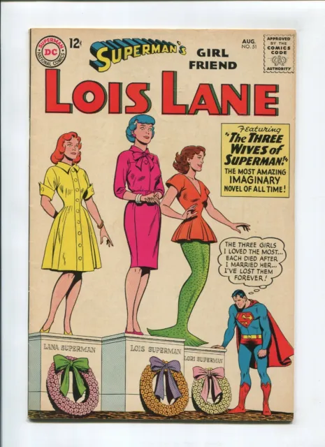 Supermans Girlfriend Lois Lane #51 (7.0) *The Fisherman Collection* 1964