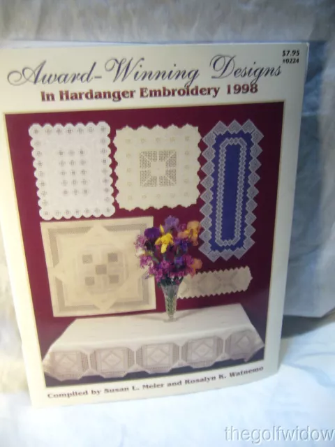1998 galardonado libro bordado Hardanger Designs