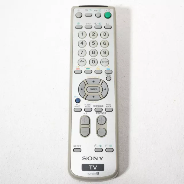 Sony RM-993 TV Remote Control - Genuine OEM - Tested & Working!