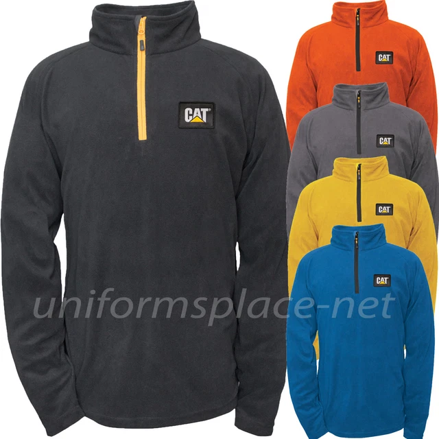 Caterpillar Sweatshirt Mens CAT Concord Fleece Pullover w/ 1/4 Zipper Sweatshirt
