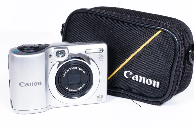 Canon PowerShot A1300 Compact Digital Camera - Silver 16.0MP 5x Optical Zoom
