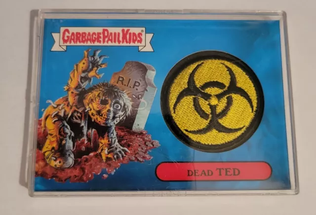 2017 GPK GARBAGE PAIL KIDS Adam-Geddon Patch Dead Ted 1a #25/50