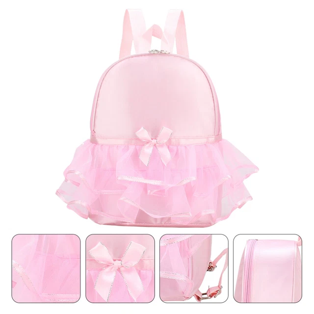 Borsa da ballo nylon balletto danza zaino ballerina borsone rosa