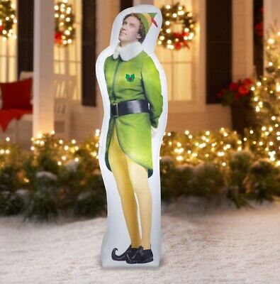 Buddy the Elf PhotoRealistic Airblown Christmas Holiday Inflatable 6 ft. LED