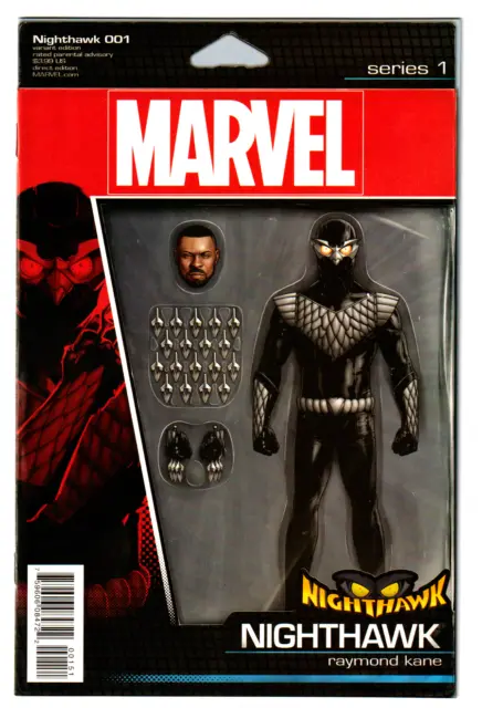 NIGHTHAWK # 1 Marvel Comic (July 2016) NM ACTION FIGURE VARIANT COVER EDITION