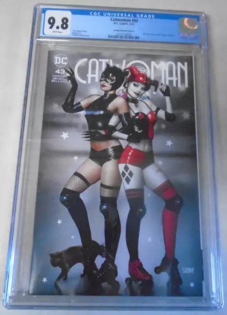 Catwoman Issue #43 Comic. Bird City and 616 Exclusive. CGC Graded. Harley Quinn
