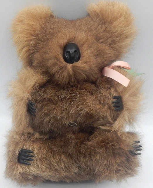 Vintage Koala 11" Blue Gum Baby Musical Plush Plays Waltzing Matidila